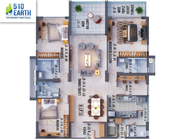 luxurious-and-spacious-flats-available-near-anandpur-bypass-kolkata-big-2